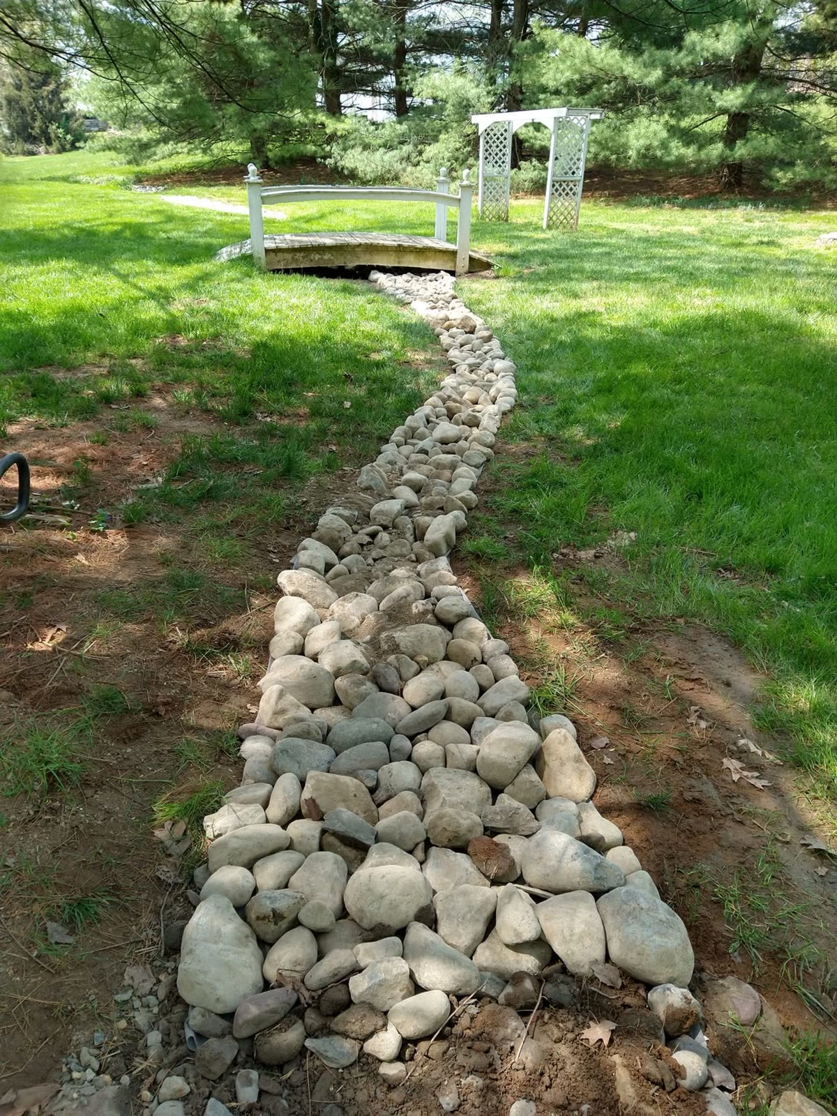 Completed landscape installation by the Green Diamond crew